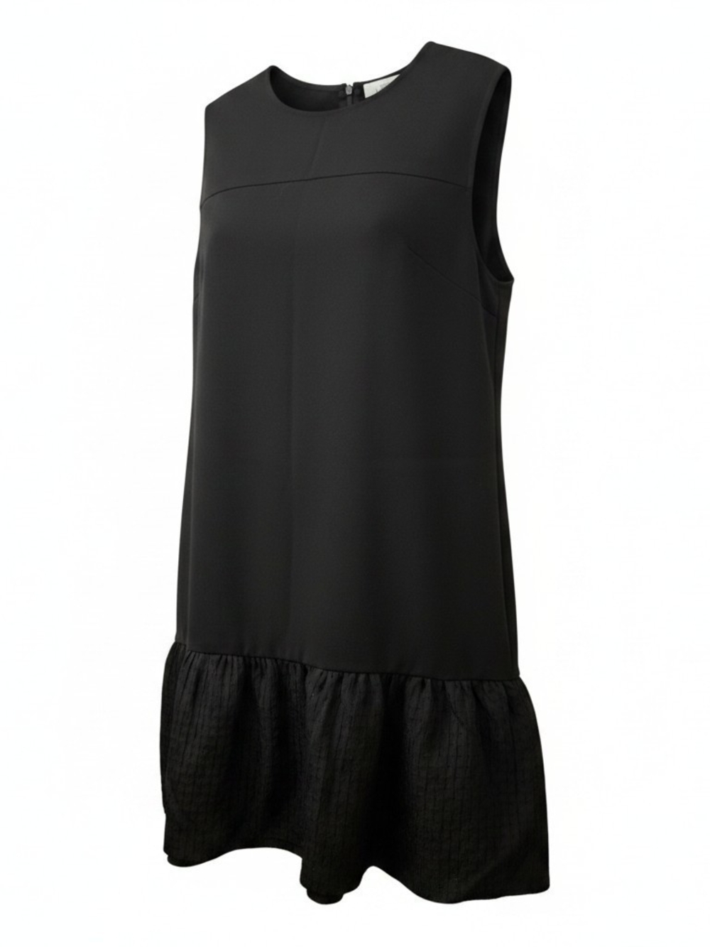 LOFT Black Sleeveless Drop-Waist Dress - Size 8